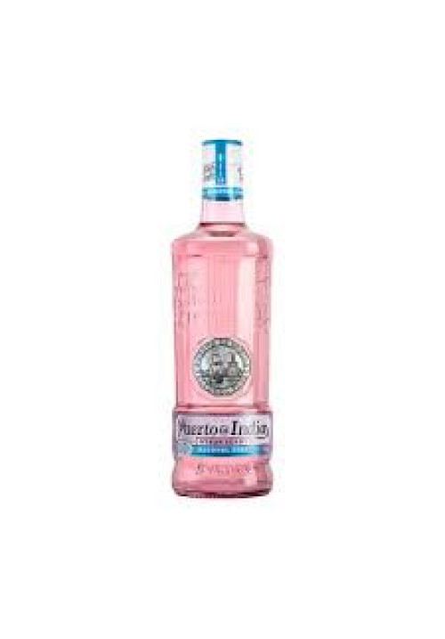 PUERTO DE INDIAS Ginebra sin alcohol con un toque de fresa botella 70 cl.