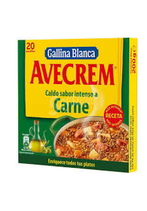 AVECREM Caldo de carne en pastillas 20 uds. 200 g.