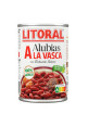 LITORAL Alubias a la Vasca con embutido selecto LITORAL lata de 430 g.