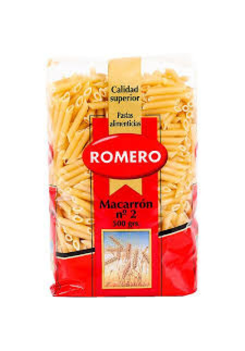 ROMERO Pasta macarrón ROMERO paquete de 500 gr.