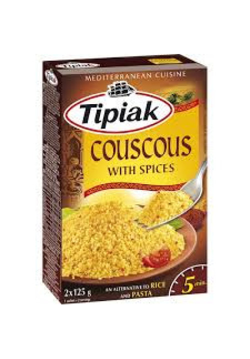 TIPIAK Couscous aromatizado con especias TIPIAK paquete de 250 g.