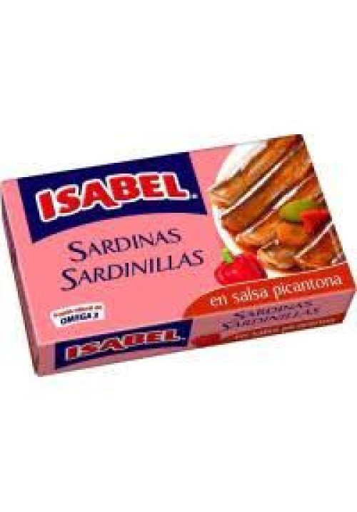 ISABEL Sardinas en salsa picantona 81 g.