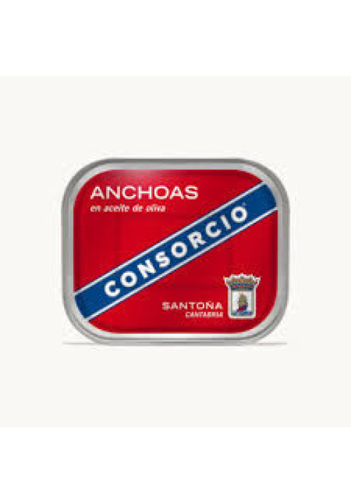 CONSORCIO Filetes de anchoa en aceite de oliva de Santoña CONSORCIO 252 g.