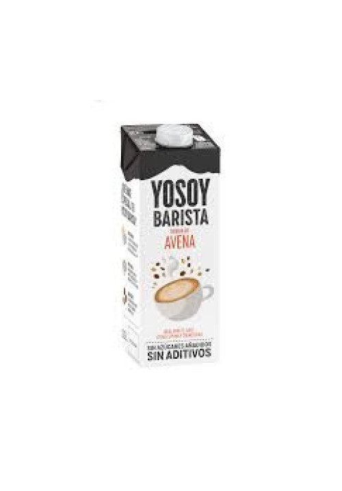 YOSOY Barista Bebida vegetal de avena, sin azúcares añadidos, ideal para combinar con café 1 l.