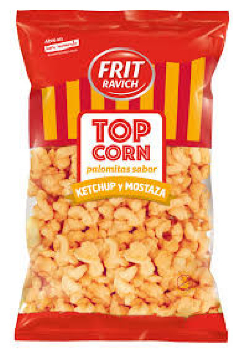 FRIT RAVICH Palomitas extrusionadas ketchup y mostaza FRIT RAVICH 80 gr.