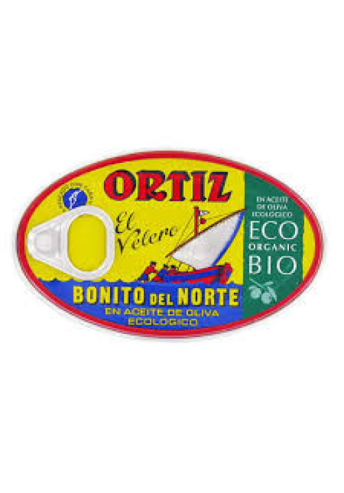 ORTIZ Bonito del Norte en aceite de oliva ecológico ORTIZ 112 g.