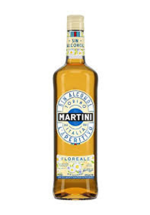 MARTINI Aperitivo sin alcohol, ligero y floral con notas de artemina y manzanilla romana MARTINI Floreale botella de 75 cl.