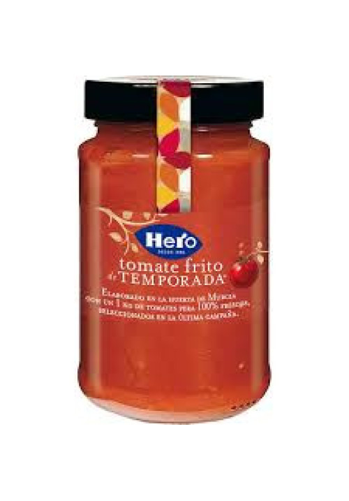 HERO Tomate frito de temporada frasco de 370 g.