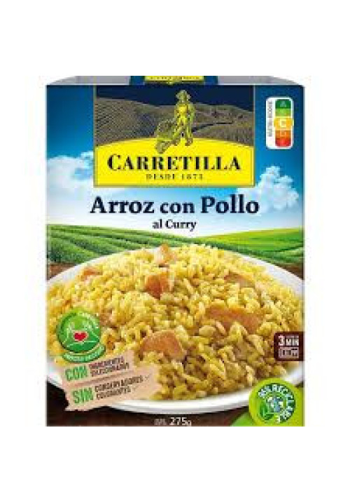 CARRETILLA Arroz con pollo al curry CARRETILLA 300 g.