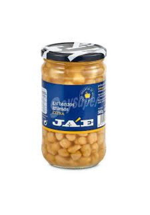 JA'E Garbanzos cocidos JA'E frasco de 500 g.