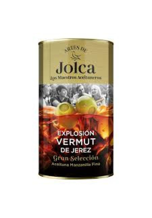 JOLCA Aceituna rellena de vermut D.O Jerez, JOLCA 150 g.