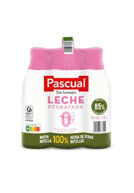 Pascual leche desnatada pack-6 1.5L