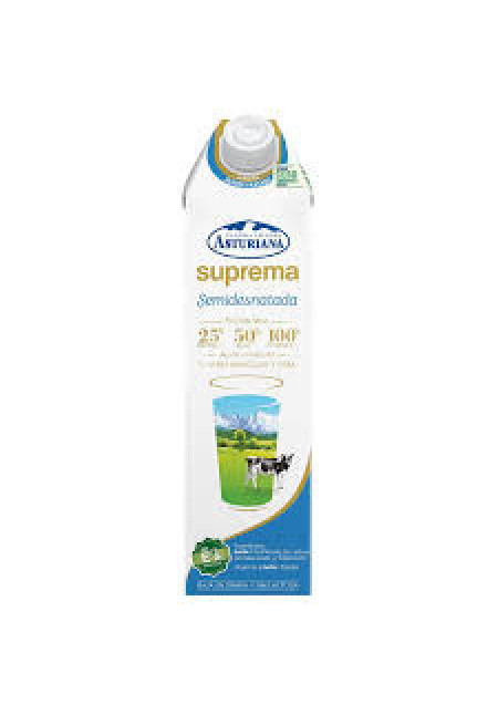 CENTRAL LECHERA ASTURIANA Leche semidesnatada de vaca, ultrafiltrada y sin lactosa Suprema 1 l. CENTRAL LECHERA ASTURIANA Leche semidesnatada de vaca, ultrafiltrada y sin lactosa Suprema 1 l.CENTRAL LECHERA ASTURIANA Leche semidesnatada de vaca, ultrafilt