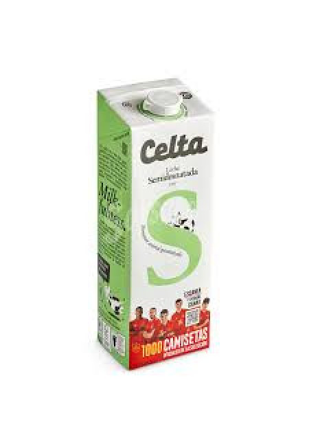 CELTA Leche de vaca semidesnatada con bienestar animal garantizado 1.5 l.