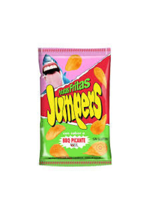 JUMPERS Patatas onduladas con sabor a BBQ picante 110 g