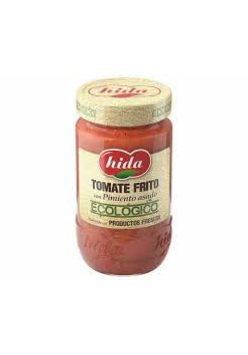 HIDA Tomate frito ecológico con pimiento asado 350 g.