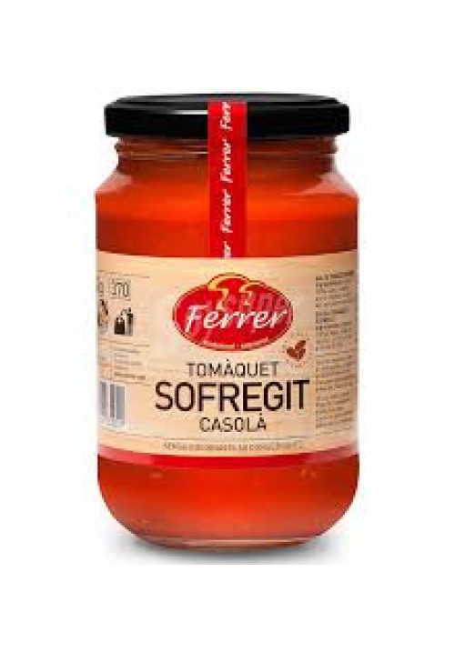 FERRER Tomate sofrito estilo casero frasco de 350 g.