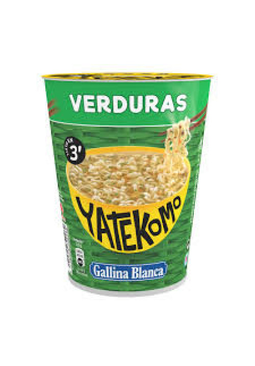 YATEKOMO Fideos Orientales con sabor a verduras 60 g.