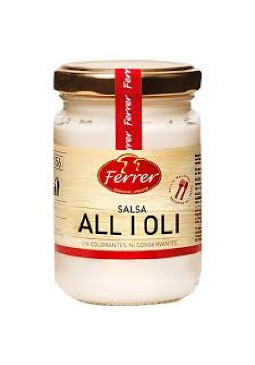 FERRER Salsa alioli frasco de 160 g.