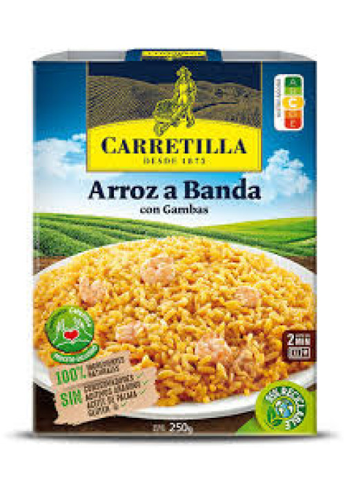 CARRETILLA Arroz a banda con gambas CARRETILLA 250 g.