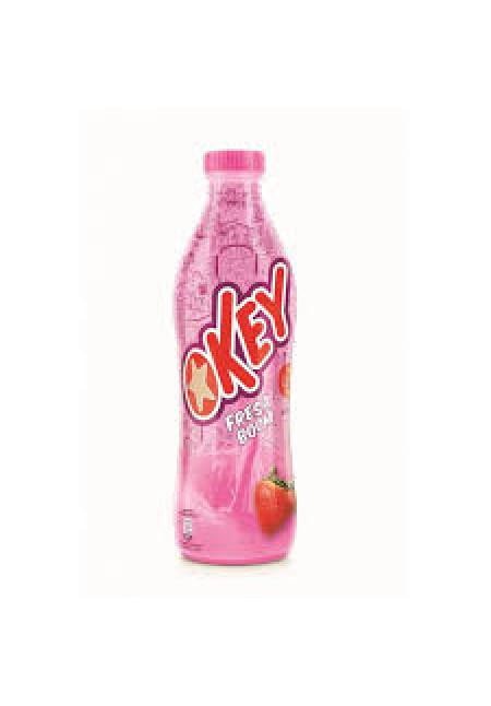 OKEY Batido con sabor a fresa OKEY 75 cl.