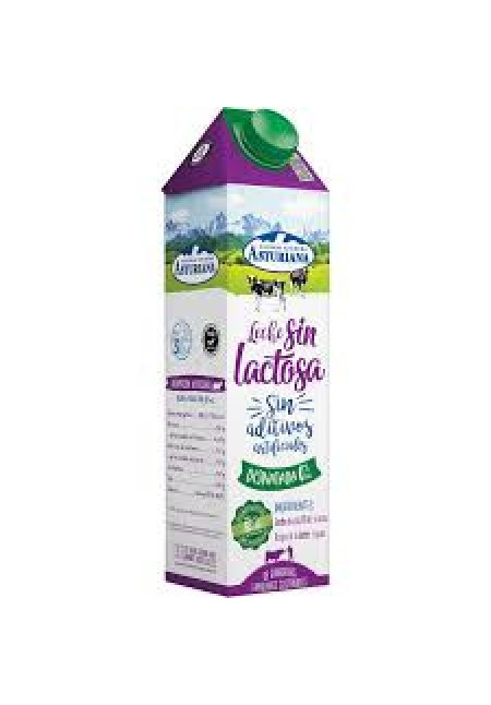 CENTRAL LECHERA ASTURIANA Leche desnatada 0% materia grasa, sin lactosa 1 l.