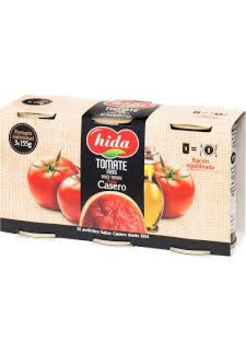 HIDA Tomate frito pack 3 uds x 155 g.