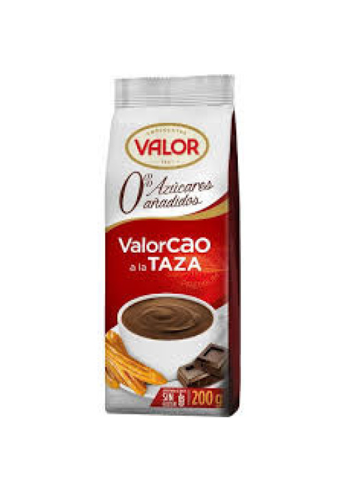 Valor cacao en polvo sin azúcar 200g