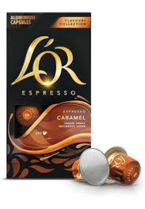 L'OR ESPRESSO Café en cápsulas sabor caramelo 10 uds. 52 g.