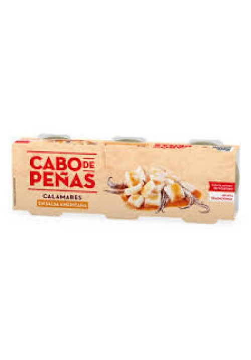 CABO DE PEÑAS Calamares en salsa americana en trozos 3 uds x 45 g.