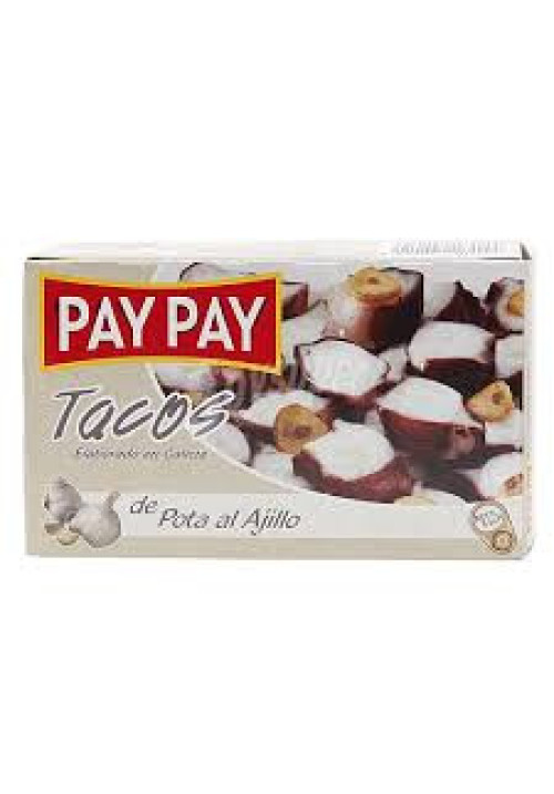 PAY PAY Pota al ajillo en tacos 63 g.