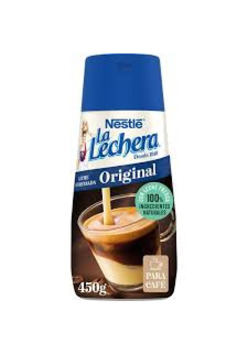 LA LECHERA Leche condensada sirve fácil LA LECHERA ORIGINAL 450 g.