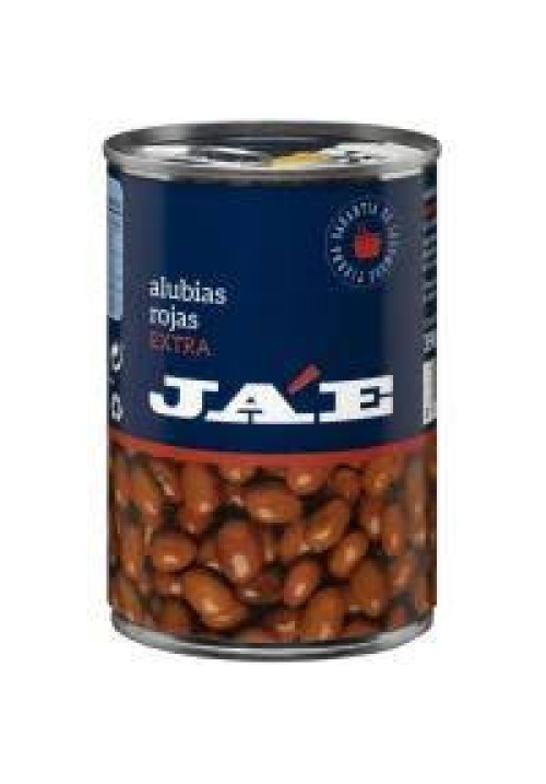 JAE Alubias rojas cocidas JAE lata 250 g.