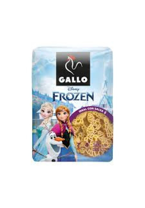 GALLO Frozen Pasta seca con la forma de los personajes de la película de Disney 300 g.