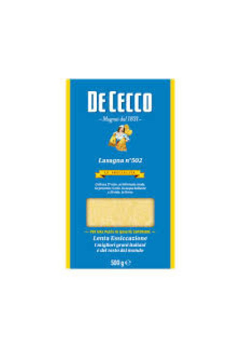 DE CECCO Pasta de lasagna 500 g.