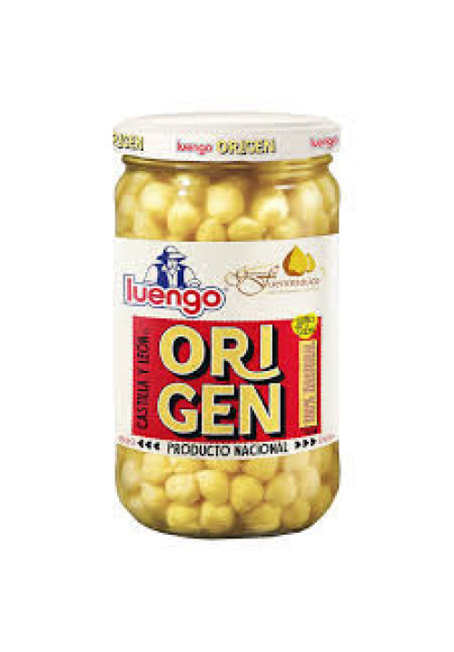 LUENGO Origen Garbanzo cocidos , Fuentesaúco 570 g.