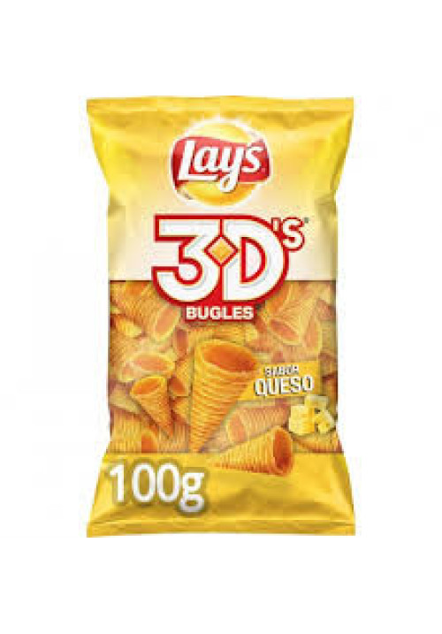 LAY'S Conos Bugles 3D con sabor a queso LAY'S 100 g.