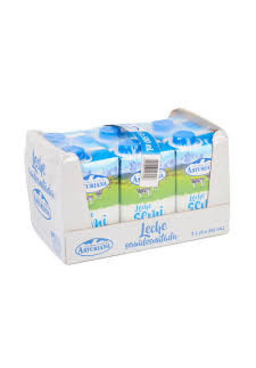 CENTRAL LECHERA ASTURIANA Leche de vaca semidesnatada de origen español 6 x 500 ml.