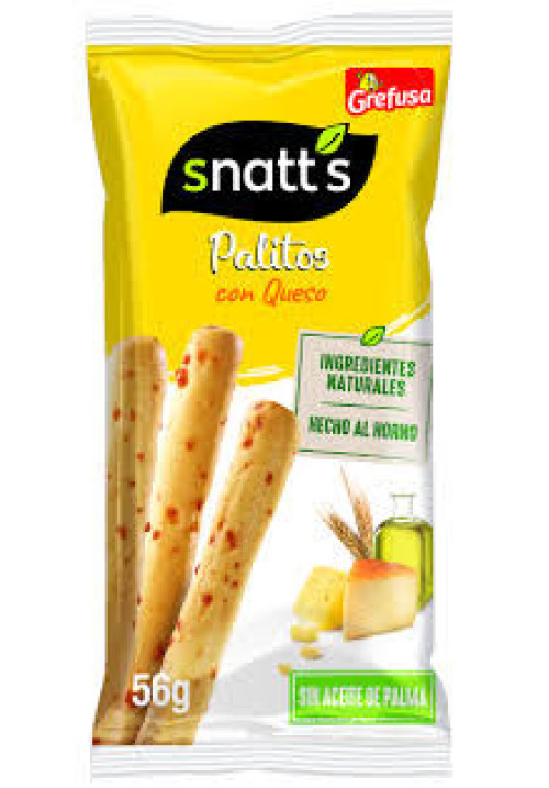 SNATT'S Palitos de cereales con queso bolsa 56 g