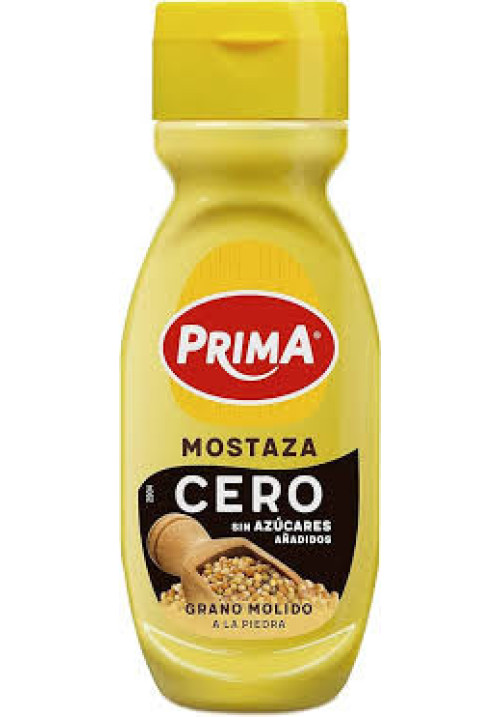 PRIMA Cero Mostaza cero 255 gr. + 10 gr. Gratis