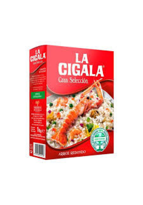 LA CIGALA Arroz redondo gran selección 1 kg.