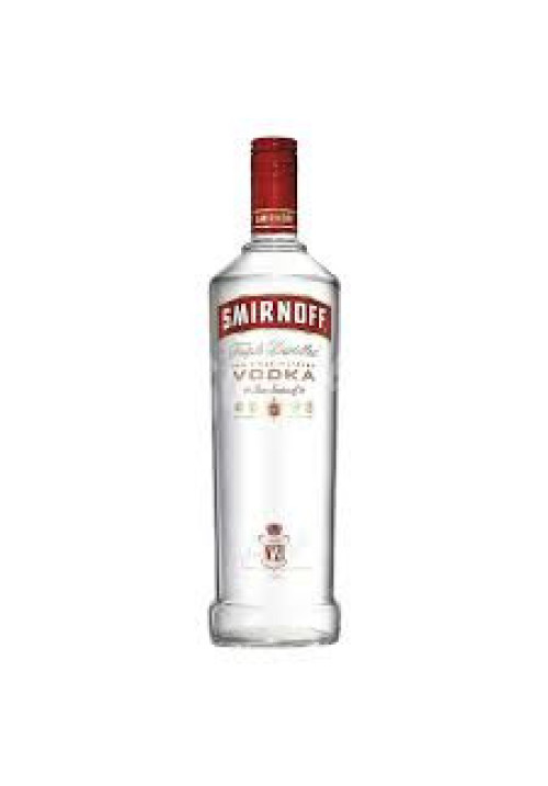 SMIRNOFF Vodka ruso con triple destilación y filtrado 10 veces botella de 1 l.