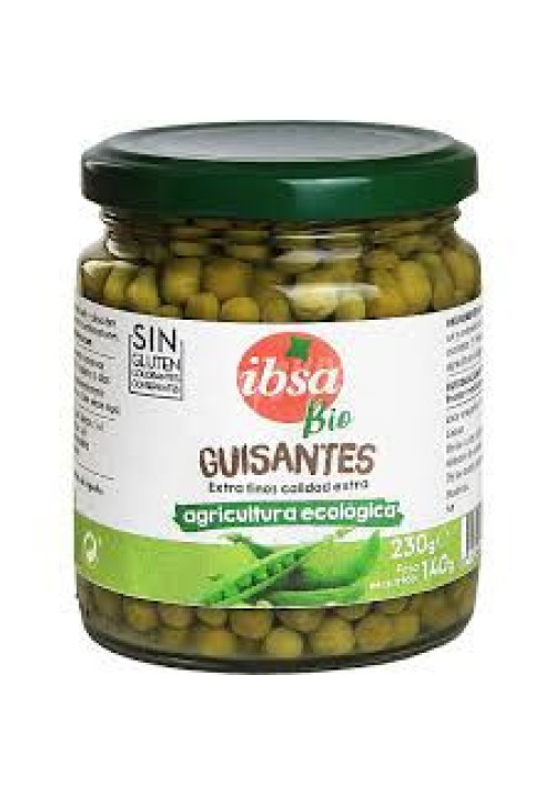 HUERTA BERCIANA Guisantes naturales ecológico HUERTA BERCIANA 140 g.