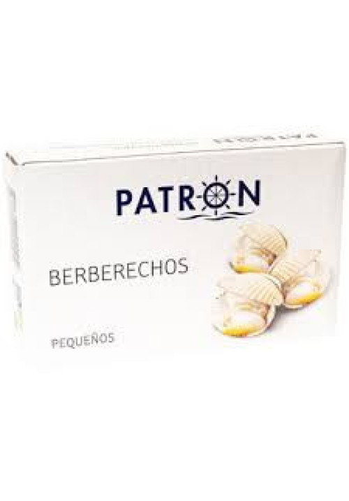 PATRON Berberechos medianos al natural lata de 63 g.