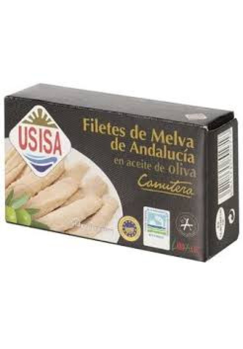 USISA Filetes de melva en aceite de oliva lata de 80 g.