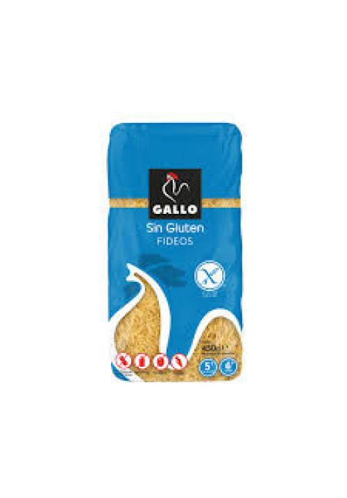 GALLO Pasta fideos sin gluten GALLO, 450 g.