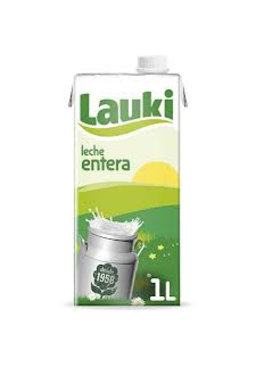 LAUKI Leche entera de vaca 1 l.