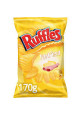 RUFFLES Patatas fritas onduladas con sabor a jamón York y queso RUFFLES York'eso bolsa de 160 g.