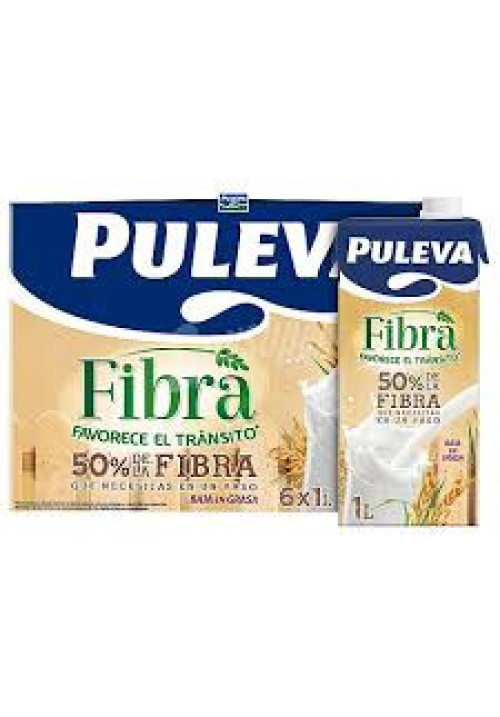  PULEVA Preparado lácteo bajo en grasas, y con alto contenido en fibra Fibra 6 x 1 l.