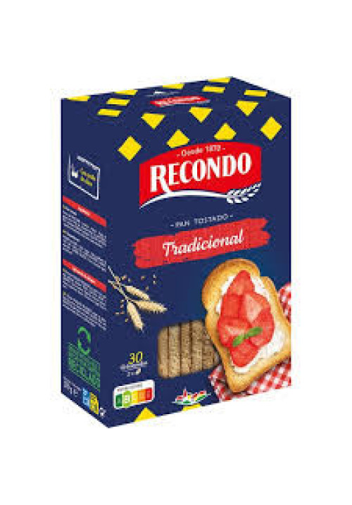 RECONDO Tradicional Pan tostado tradicional, 30 uds 270 g.